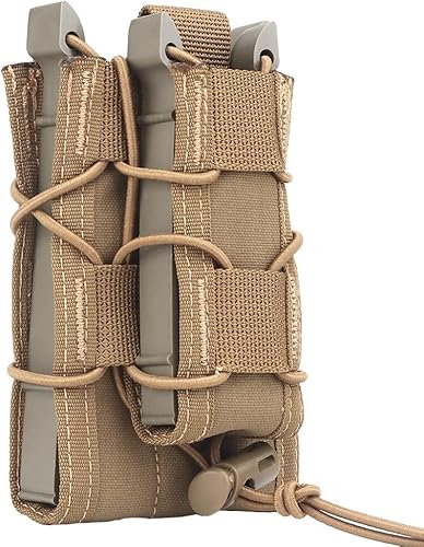 9mm / 5.56 Pouch Magazine Tactical Molle Airsoft Open Top Pistol Pistol Mag Bustes Portain Belt Belt Veloce Attacco Carrier Magazine Set - Ysert
