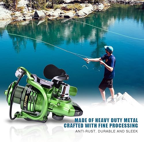 Mulinello da Pesca Liscio Spinning Casting Spinning Reel per Acqua Salata/Dolce - Ysert