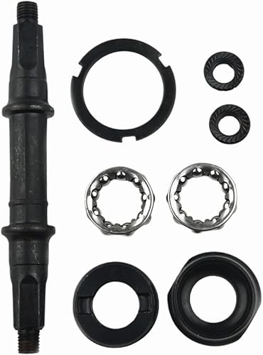 Kit asse movimento centrale per bicicletta con foro quadrato, coppe e cuscinetti - Ysert