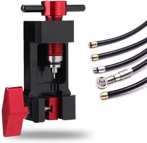 Attrezzo del Tubo dell'olio Bici in Lega di Alluminio, Collegamento della Conduttura di Scarico Ago della Bicicletta Che Inserisce l'attrezzatura del Supporto - Ysert