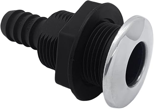 Scafi Passanti in Acciaio Inossidabile in Nylon per Barche, Scarico per ombrinali per impieghi gravosi per Diametro del Tubo Flessibile da per sentina Pompa, 1-1/4“(31.75mm) - Ysert
