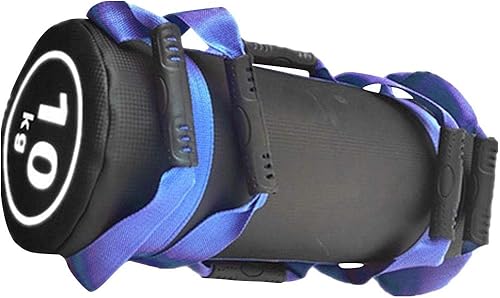 Power Bag - Sacco da sabbia per fitness, 5-30 kg, con manico, superficie in pelle - Ysert