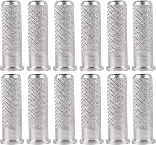 Base per Inserto Freccia in Alluminio,12 Pezzi di Ricambio Base per tiro con L'Arco Inserti in Alluminio per frecce in Carbonio 6.2 mm, Frecce in Carbonio 6.2 mm Base per Inserto Freccia Caccia all'a - Ysert