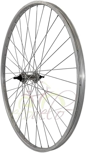 RUOTA / CERCHIO ANTERIORE BICI MOUNTAIN BIKE / GRAZIELLA 24' x 1.75 ALLUMINIO / ACCIAIO - Ysert