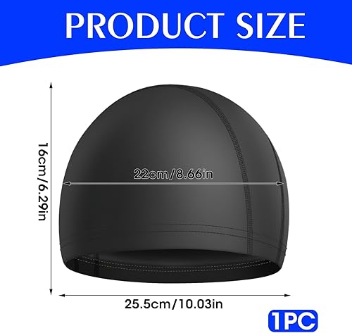 Cuffie da Nuoto Cuffia Piscina per Uomo Donna Cuffie Piscina, Impermeabile e Elastica per Piscina, Protezione Ottimale dei Capelli, Adatta a Nuotatori Professionisti e Principianti - Ysert