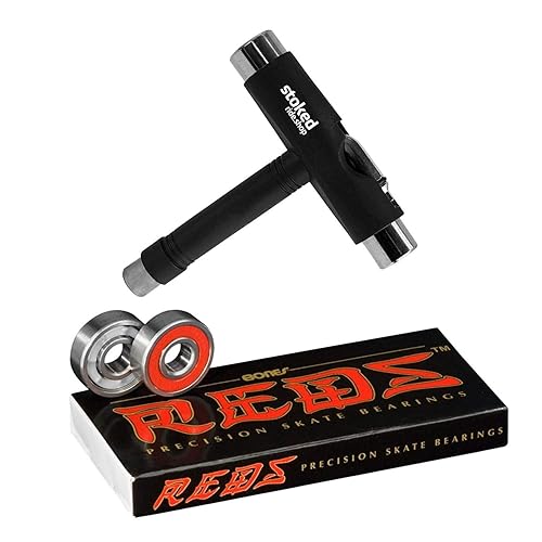 Bones Reds, cuscinetti per skateboard, longboard, scooter, spinner, confezione da 8 pezzi - Ysert