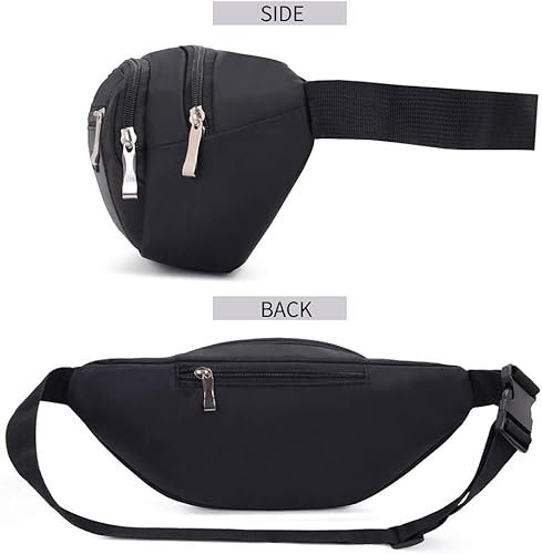 Marsupio con 4 Tasche Marsupio Bum Bag Cintura Regolabile Singola Spalla per Escursionismo Casuale Bicicletta Escursione Campeggio - Ysert
