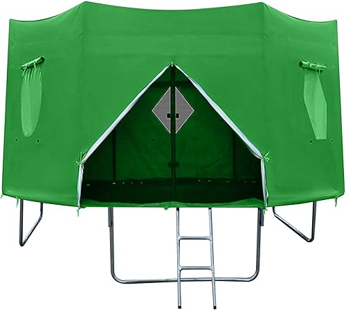 Copertura per tappeto elastico – tettoia per trampolino, tenda parasole multiuso per trampolino | Copertura impermeabile anti-UV per esterni, tappeto elastico per 6 pali trampolino, giardino, cortile - Ysert