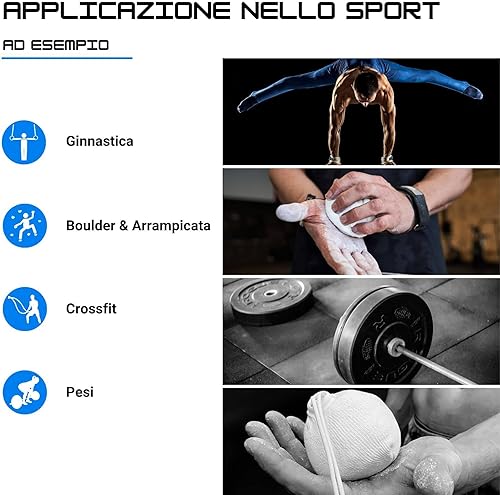 Sports Chalk Ball 60 g – Palla di magnesio ricaricabile per bouldering, arrampicata, ginnastica, Cross Fit, fitness – Grip ottimale - Ysert