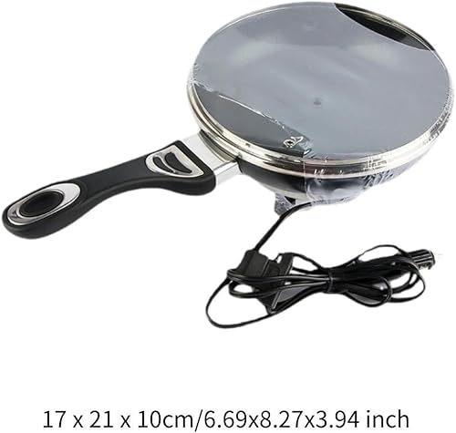 Padella Elettrica per Veicoli, Utensile Da Cucina Portatile con Coperchio per Picnic E Campeggio, 24 V 250 W - Ysert