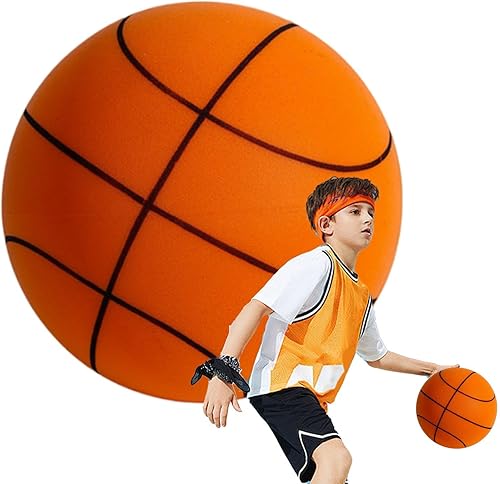 Silent - Canestro da basket in schiuma, 18/21/24 cm, per interni, silenzioso, per interni - Ysert