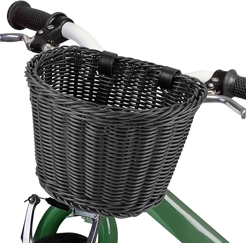 Cestino Bici Bambina, Cestino Bici Bambino per Ragazze Ragazzi, Cestino Bicicletta Bambina Piccola, Intrecciato a Mano, Stretto e Robusto - Ysert