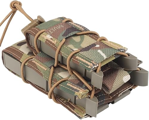 9mm / 5.56 Pouch Magazine Tactical Molle Airsoft Open Top Pistol Pistol Mag Bustes Portain Belt Belt Veloce Attacco Carrier Magazine Set - Ysert