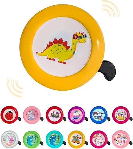 Campanello per bicicletta per bambini, per bambini, ragazze, ragazzi, 120 db, mini campanello per bicicletta, scooter, triciciclo, accessorio per bicicletta - Ysert