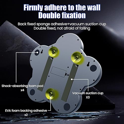 Macchina Da Boxe Musicale, Wall Boxing Machine Kids, Music Boxing Training Machine, 3 Modalità E 3 Velocità per Principianti E Professionali Boxe E Taekwondo Formazione - Ysert