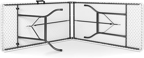 Set di 2 tavoli pieghevoli portatili 180 cm per campeggio o ricevimento - Ysert