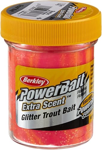 Berkley Powerbait Extra Scent, Esca trota glitterata, 50g - Ysert