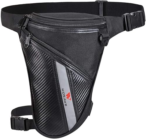 Borsa da Gamba Uomo, Impermeabile Marsupio per Casuale Viaggio Ciclismo Arrampicata Escursionismo Campeggio Equitazione Moto - Ysert