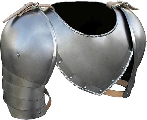 Set di spolette in Ferro Medievale, per Braccio, Spalla, Vichingo, crociato, Pauldrons Armor - Ysert