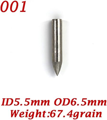 12 pz Acciaio Inossidabile Caccia sul Campo Punta della Freccia, per OD 5,5 mm 5,6 mm 6 mm 7 mm 8 mm Legno di bambù Freccia Shaft Freccia Testa Frecce Accessorio - Ysert
