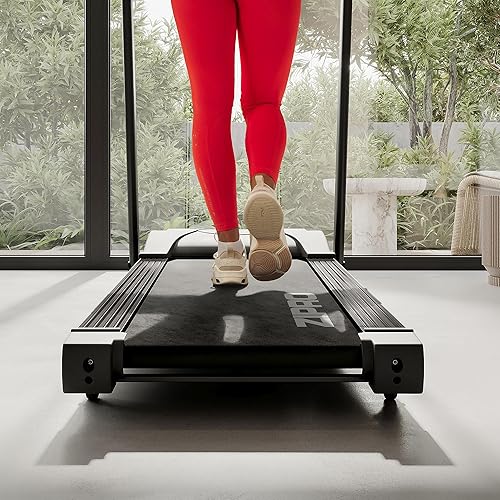 Tapis roulant pieghevole Pulse, con Walking Pad fino a 130 kg, velocità 1-12 km/h, motore da 1.5 CV, 15 livelli di inclinazione, cyclette con 12+3 programmi di allenamento, display LED - Ysert