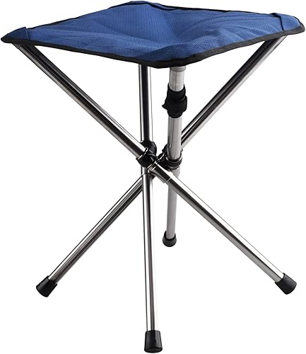 TRIWONDER Sgabello Pieghevole Portabile Campeggio Sedia Pieghevole Leggero Alluminio Seggiolino Richiudibile Sgabello da Pesca Spiaggia Mare Picnic - Ysert