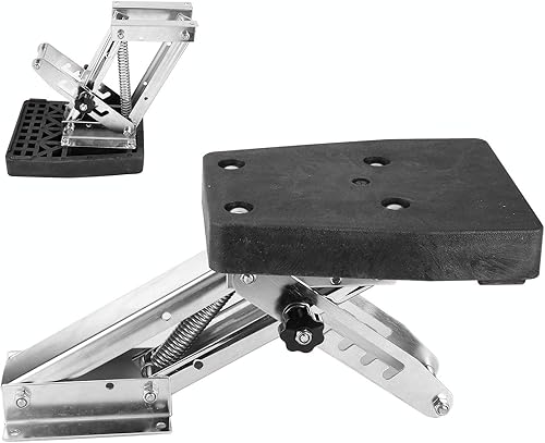 Supporto motore fuoribordo, supporto motore barca 25Hp Staffa in acciaio inossidabile 304 regolabile per sollevamento ausiliario kicker fuoribordo fuoribordo per motori a 2 tempi - Ysert