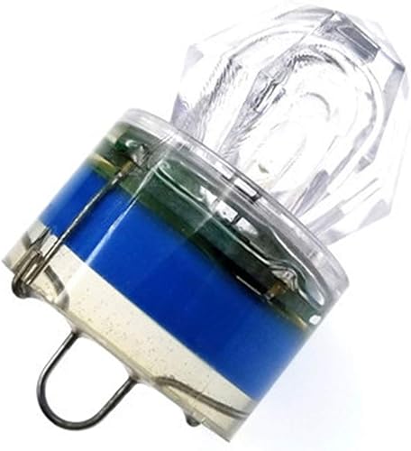 Esca da pesca, luce subacquea LED lampeggiante notte pesca luce calamari pesce attirare richiamo lampada - blu - Ysert