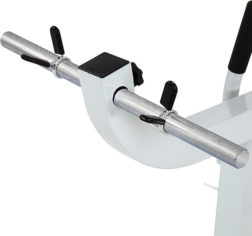 Panca per Polpacci - Carico Massimo 220 kg, Altezza Regolabile, Struttura in Acciaio - Calf Raise Machine, Pressa Polpacci Seduti, da Palestra, Fitness - Ysert