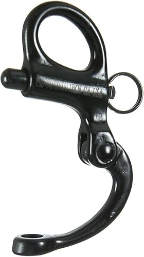 Salite Quick Release ad Alta Resistenza moschettone 18KN Pull-Lock Meccanismo Nero Opaco - Ysert