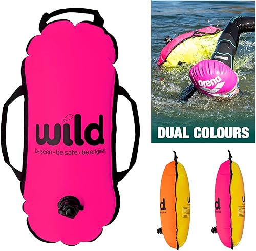 Dippy WILD Swimming Float | Swim Buoy | Tow Float for Open Water Swimming Float | Open Water Swimming Float | Swimming Buoy Open Water | Wild swimming Accessories | Swimmers, Triathletes - Ysert