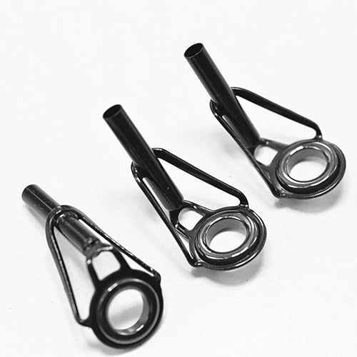 Anelli Canna da Pesca 30pcs Anello di Guida per Canna da Pesca Ceramica Acciaio Inossidabile Kit di Riparazione per Anelli da Punta 2.2/2.4/2.8/3.0/3.5/4.0 - Ysert