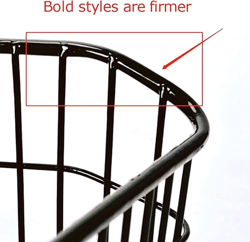 LOOR Cestino posteriore per bicicletta, impermeabile, in filo metallico, per la maggior parte delle bici posteriori - Ysert