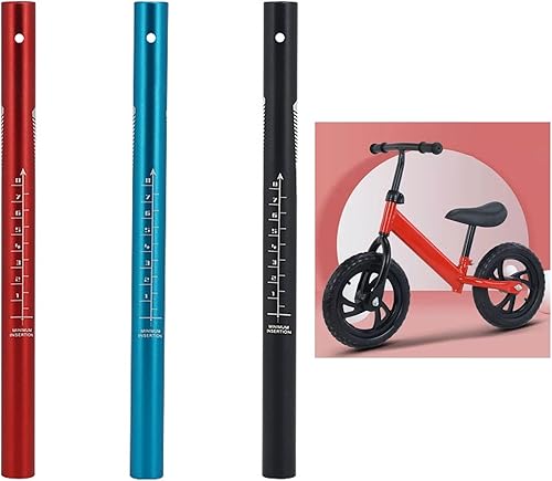 Reggisella in alluminio con un di 22 2 mm, progettato per il comfort sulle bici da equilibrio per bambini - Ysert