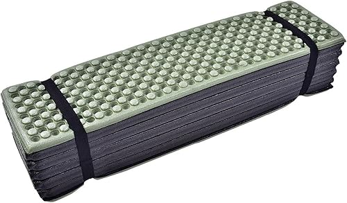 Tappetino Pieghevole in Schiuma, Resistente Materassino Pieghevole in XPE Materassino Impermeabile dal Design Ultraleggero per Yoga, Campeggio, Picnic(Verde) - Ysert