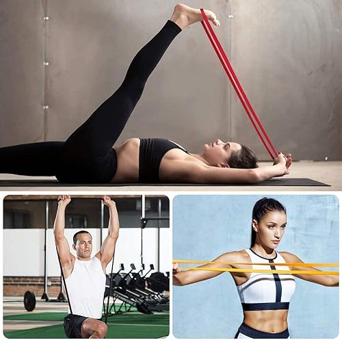 Training Band Banda Fascia Elastica di Resistenza per Fitness Crossfit Allenamento per Uomini e Donne 45 Kg. - Ysert