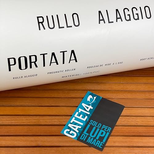GATE14® Rullo per Alaggio Barca o Gommone Gonfiabile Portata 600 kg - Ysert