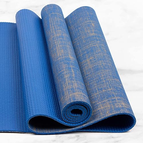 Tappetino Yoga in Juta - Tappetino Antiscivolo per Yoga, Pilates, Meditazione e Fitness - Tappetino Multiuso con Cinghia per Il Trasporto - Ideale per Uomini e Donne - Ysert