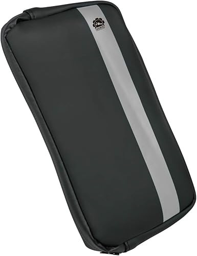 Borsa da bicicletta, Ciclismo Custodia Impermeabile Mobile Phone Case - Grigio (160g, B: 3.9 pollici, L: 7.9 pollici, Poliestere, Cinghia Regolabile, Tasca con Cerniera) - Ysert