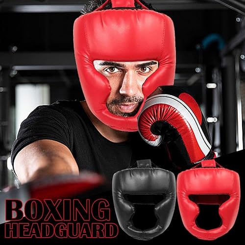 Copricapo da boxe per bambini e adulti, per bambini e adulti, protezione completa per la testa, protezione completa del viso, protezione per la testa del casco, attrezzatura di protezione - Ysert