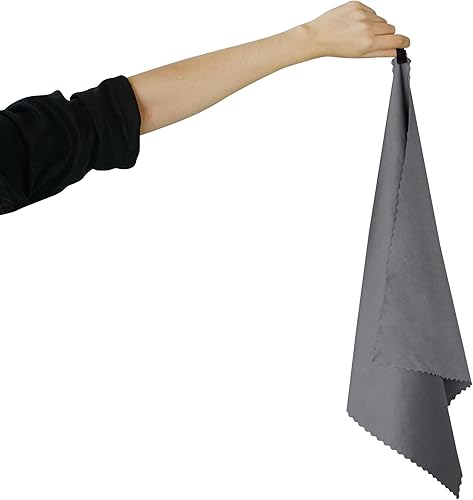 Asciugamano in microfibra PackDRY S – Asciugamano per lo sport in microfibra, ultraleggero e piccolo ingombro (grigio) - Ysert