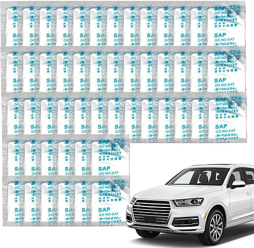 Gel Assorbente per Cacca E Urina da 50 Pezzi, Gel Assorbente per WC Portatile, Polvere di Urina Multiuso per Feci, Coagulante per Toilette, Coagulanti Multifunzionali per Cacca per Campeggio, Viaggi - Ysert