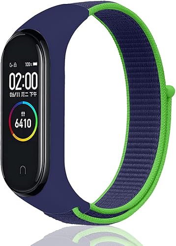 Niboow Cinturino per Xiaomi Mi Band 6/Mi Band 5/Mi Band 4/Mi Band 3/Amazfit Band 5, Nylon Regolabile Cinturini per Xiaomi Mi Band 6/Mi Band 5/Mi Band 4/Mi Band 3/Amazfit Band 5 - Ysert