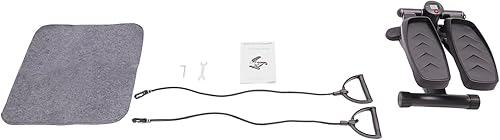 Mini Stepper Machine Stepper Fitness Stepper Fitness Appartamento Altezza Regolabile con Display a LED e Fascia di Resistenza Attrezzature Fitness,Ideale per la casa, appartamento,Palestra - Ysert