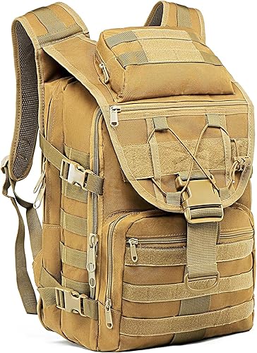 Zaino tattico 35L in Oxford 900D resistente e idrorepellente. Capienza 3 giorni, sistema MOLLE, perfetto per trekking e campeggio. - Ysert