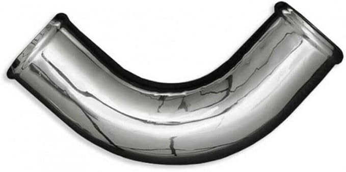 Arco in alluminio ad arco di 90°, raffreddatore ad aria di carica, tubo in alluminio, pipe ad arco per tubo di alluminio, lunghezza 30 cm (70 mm) - Ysert