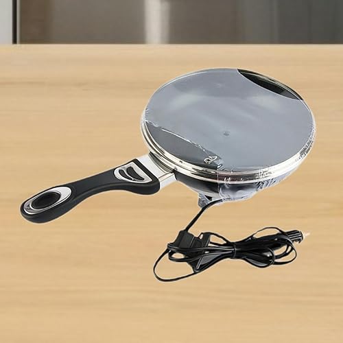 Padella Elettrica per Veicoli, Utensile Da Cucina Portatile con Coperchio per Picnic E Campeggio, 24 V 250 W - Ysert
