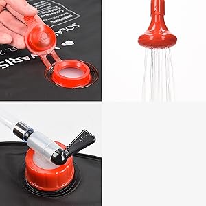 douche solaire 20l camping randonnee festival mer douchette