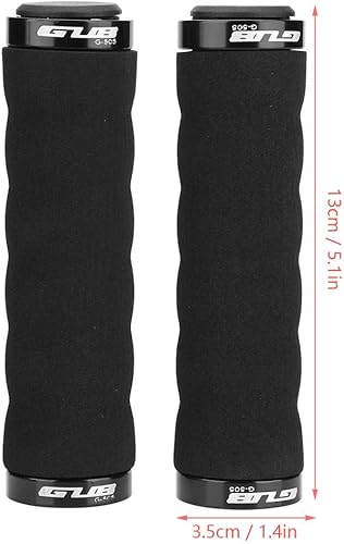 Impugnatura per Manubrio da Bici, Manopole Manubrio in Spugna Antiscivolo con Anello di Bloccaggio per Bici da Strada Mountain - Ysert