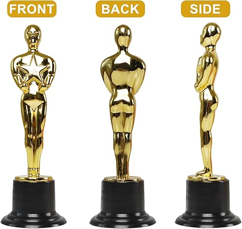 Niejgay Set di 24 statuette di trofei in plastica premio per i favori di festa, premio scolastico, premio di festa - Ysert